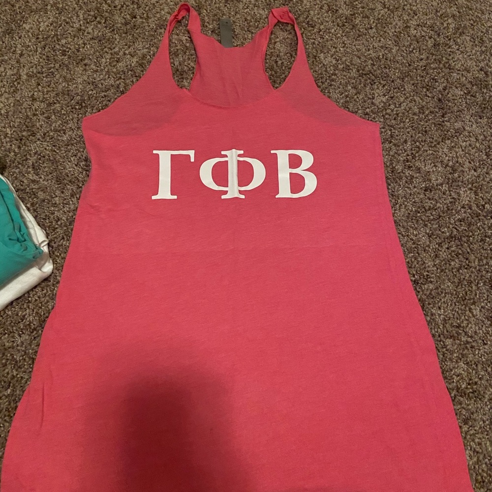 GAMMA PHI BETA LETTERS TANK